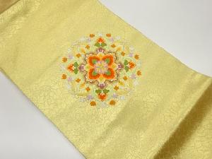 華紋模様刺繍名古屋帯